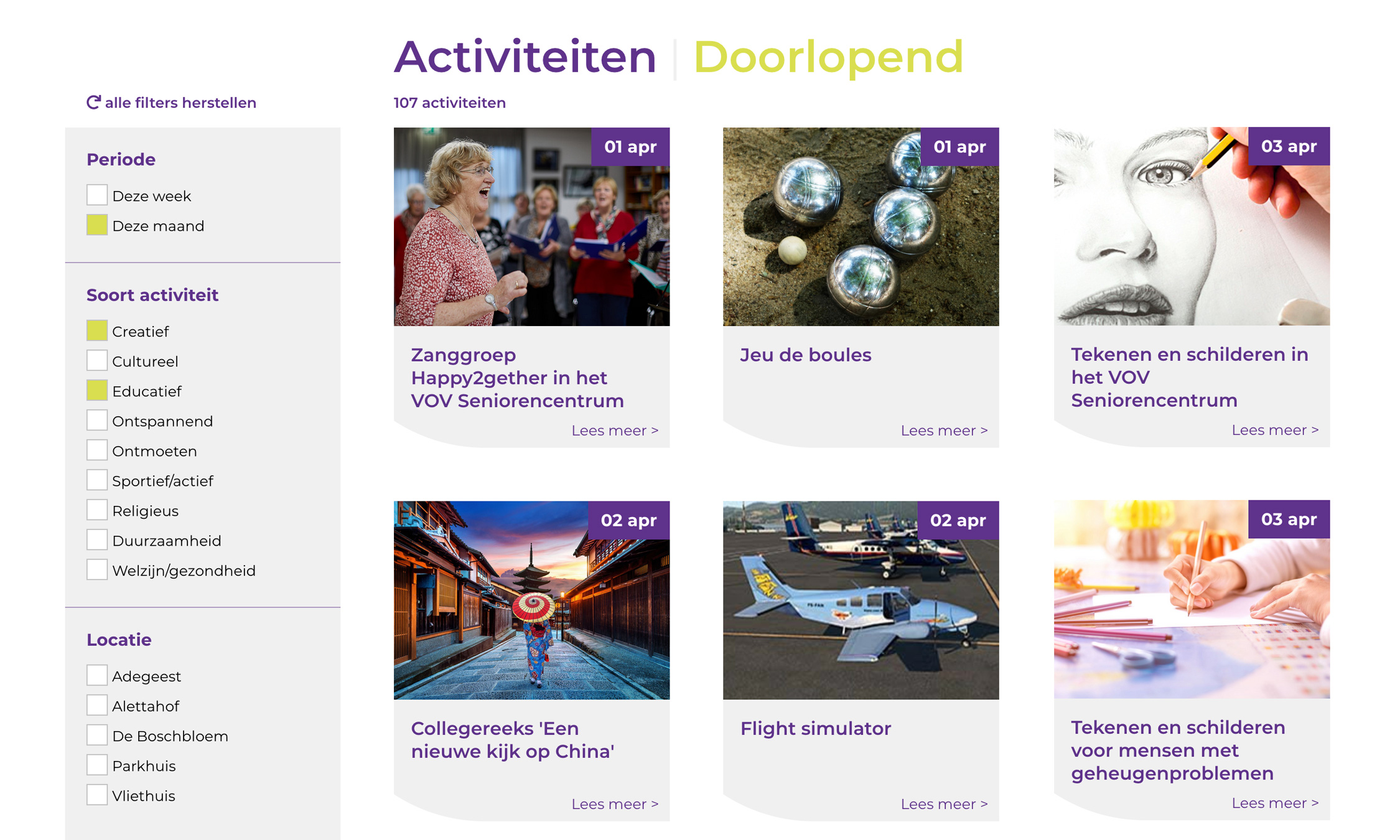 Organisaties in Voorschoten plaatsen zelf hun activiteiten