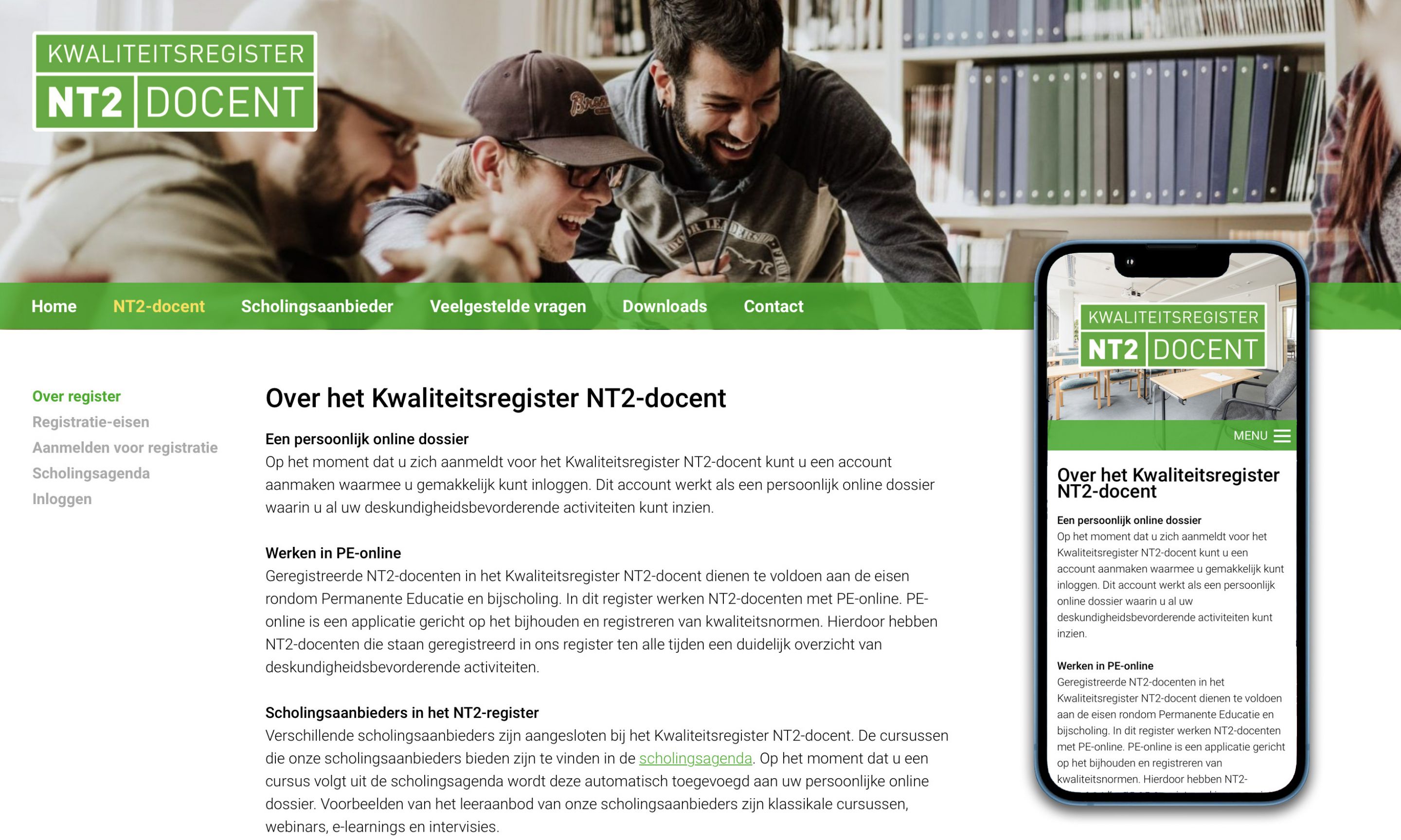 Een register voor gekwalificeerde taaldocenten